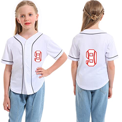 Image of Yuji Itadori Kids Baseball Birthday Shirt 7th 8th 9th 10th Year Old Toddler Boys Girls Shirts Birthday Clothes