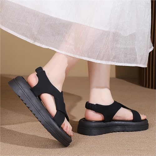 Women's Flat Sandals Open Toe Platform Muffin Sport Sandals Causal Lightweight Comfy For Daily Work Party Dressy Formal4