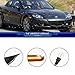 TurningMax For 2004 2005 2006 2007 2008 Mazda RX-8 RX8 Front Bumper Side Marker lights Smoked Lens Amber LED F151-51-120E, F151-51-130E