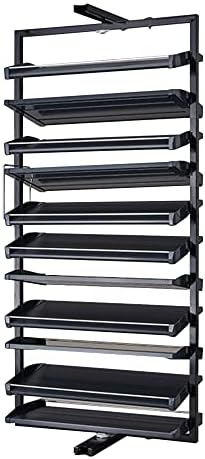 Shoe Storage Cabinet Cabinets Hallway Slim Cupboard Cupboards Hallways Slimline，Shoe Storage Cabinet - Slim Rotating Metal Rack for Narrow Spaces