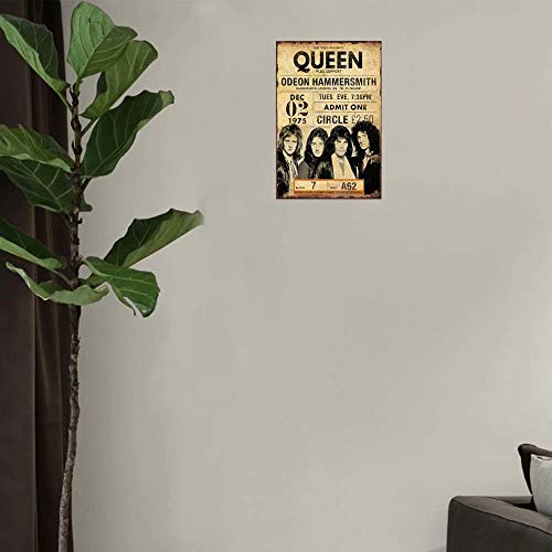 Yomia Retro Tin Signs Band Poster Wall Decor For Dorm Bar Street Pub, 11.8X7.9 Inches (30X20Cm) #TOP1