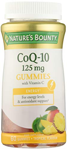 Nature's Bounty Co Q-10125 mg Gummies: contribui para o funcionamento normal do sistema imunitário - 60 unidades