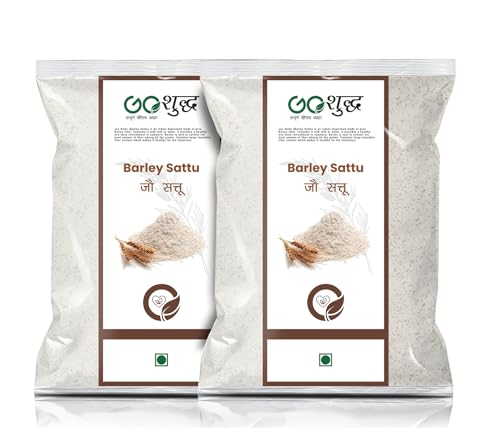 Image of Goshudh Jau Sattu 2 kg (500g Each Pack of 4) |Traditional Indian Barley Sattu Powder