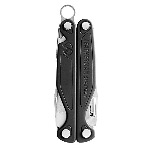 LEATHERMAN, Charge Plus Multitool with Scissors and Premium Replaceable Wire Cutters, Stainless Steel