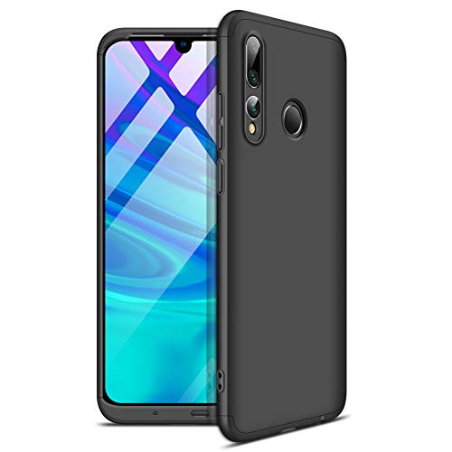 Compatible Huawei P Smart Plus 2019 Case,ZCHENG Ultra-Thin PC Hard Shell Back Cover, [Three in One] Full Body Shockproof Non-Slip Cases Cover, Suitable for Huawei P Smart Plus 2019(Black)