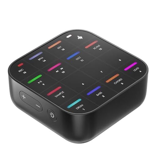 Donner MEDO Controlador MIDI, Instrumento Electrónico Portátil | Acorde, Muestra, Melodía, Bajo, Batería | Looper y Sintetizador Integrados