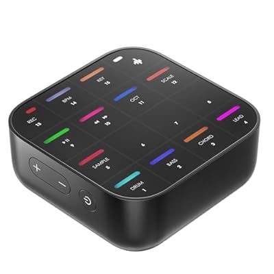 Donner MEDO Controlador MIDI, Instrumento Electrónico Portátil | Acorde, Muestra, Melodía, Bajo, Batería | Looper y Sintetizador Integrados | Ya disponible en tu tienda friki favorita! En mundofriki.es!