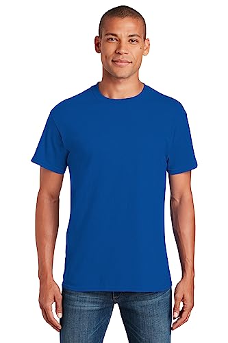 Gildan 5.4 oz Cotton T-shirt (5000) Tee 3X Royal | Amazon.com