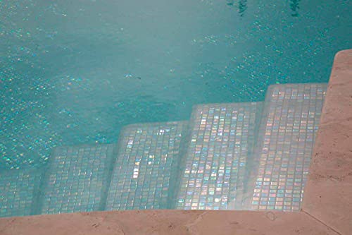 Mosaico cristal blanco antihumedad para renovar paredes antiguas 5