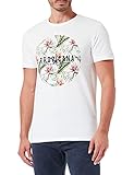 Camiseta de manga corta JACK&JONES JJCOASTAL Shape tee SS Crew Neck Camiseta, Cloud Dancer, XL de los Hombres