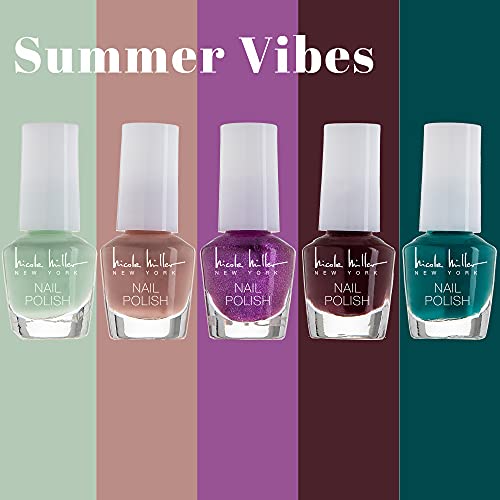 Nicole Miller MINI Nail Polish Set/Floral Collection /15 Metallic and Trendy Colors - Thumbnail 5