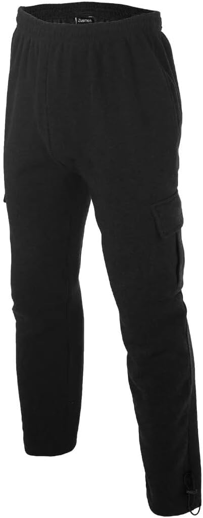 AKsit Mens Fashion Fleece Running Sweatpants Big Size Wild Cargo Pant - Image 3