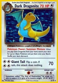 Pokemon - Dark Dragonite (5) - Legendary Collection - Holo