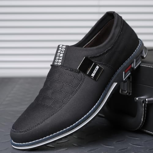 Image of COSIDRAM Mens Casual Dress Shoes Business Office Comfort Walking Sneakers | Exquisite quilted stitching upper, lightweight flexible build, suitable for everyday wear and casual outings