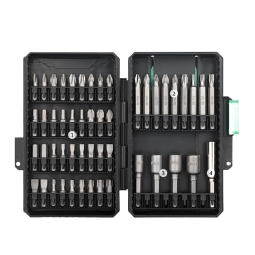Tournevis à percussion S2 de 50 pièces pour perceuse électrique - 2