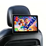 Rimoody 10,1 Pollici Lettore Radio Poggiatesta per Auto Senza Fili Carplay You-Tube Android Auto, Lettore per Sedili Posteriori con Touch Screen IPS Monitor, Mirror Link/Bluetooth/FM/USB/AUX/Scheda