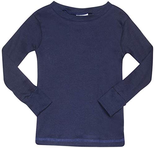 Boys Thermal Underwear Set - 4 Piece Waffle Knit Long Sleeve Thermal Shirt & Long Johns for Toddlers (12M-4T)2