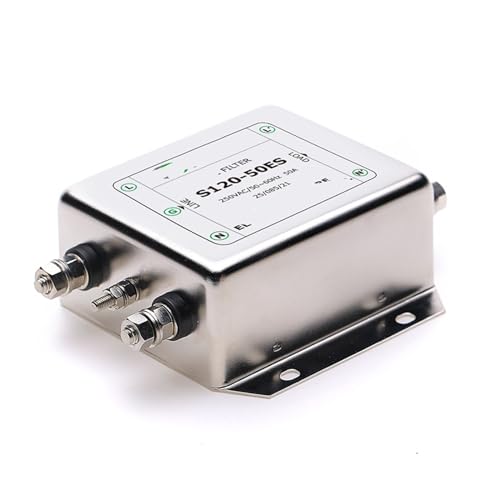 Filtre de puissance électrique monophasé S120-50ES de haute sécurité