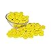 Yellow Glass Gems 1 Lbs. — FILLS 1 1/4 Cups Vol. —Non-Toxic Lead Free Vase Filler, Table Scatter, Aquarium Filler — Beautiful, Smooth, Fun, Vibrant Colors Crafted in the USA