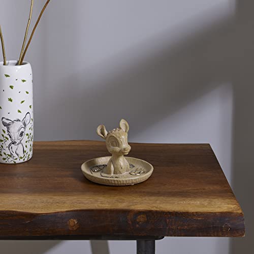 Widdop and Co Disney Forest Friends Resin Bambi Trinket Dish, Cream - Image 2