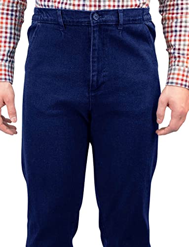 HIGH-Rise Denim Straight Leg Jeans - Elasticated Stretchy Cotton3