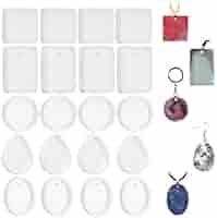 Kit Stampi Silicone Per Gioielli Resina - Orecchini, Collane, Portachiavi Fai Da Te - Foto 5