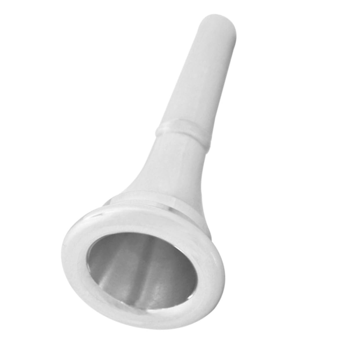 ifundom Horn Instrument Accessory Replacement Part Pure Copper French Horn Mouthpiece Easy to Use Silver Color