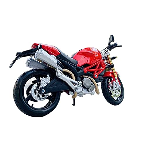 Modèle réduit Ducati Monster 696 échelle 1:12, le cadeau idéal en rouge pour motard passionné