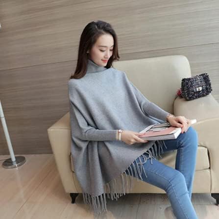 COCUCAカシミア100%ポンチョセーターニットチュニック プルオーバーマント 一部店舗+WEB限定》14GWASHABLE2WAYポンチョプルオーバー