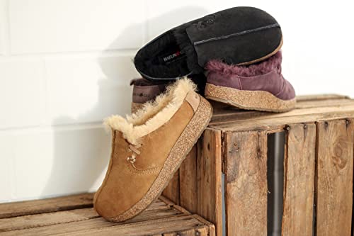 HAFLINGER Women's Saskatchewan Shearling Clogs4