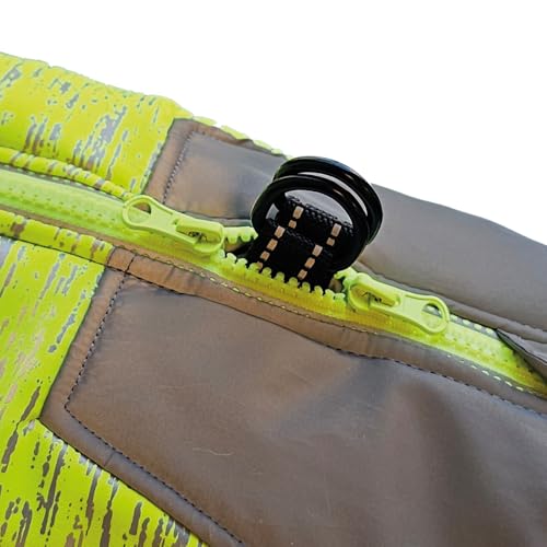 Abrigo para perros amarillo reflectante de 32 cm impermeable Nobby Videm 4