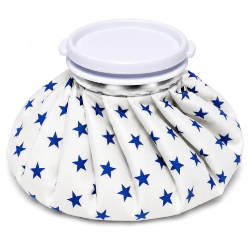 Image of Zollyss Reusable Ice Bag for Injuries | Hot & Cold Therapy Ice Pack for Knee, Shoulder, Back Pain, Sports Injury, Swelling, Toothache & Headache | Leakproof Cold Compress | 9 Inch (Pack of 1)