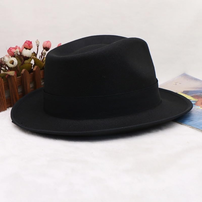 Wool Jazz Hat Felt Small Knight Cowboy Men's