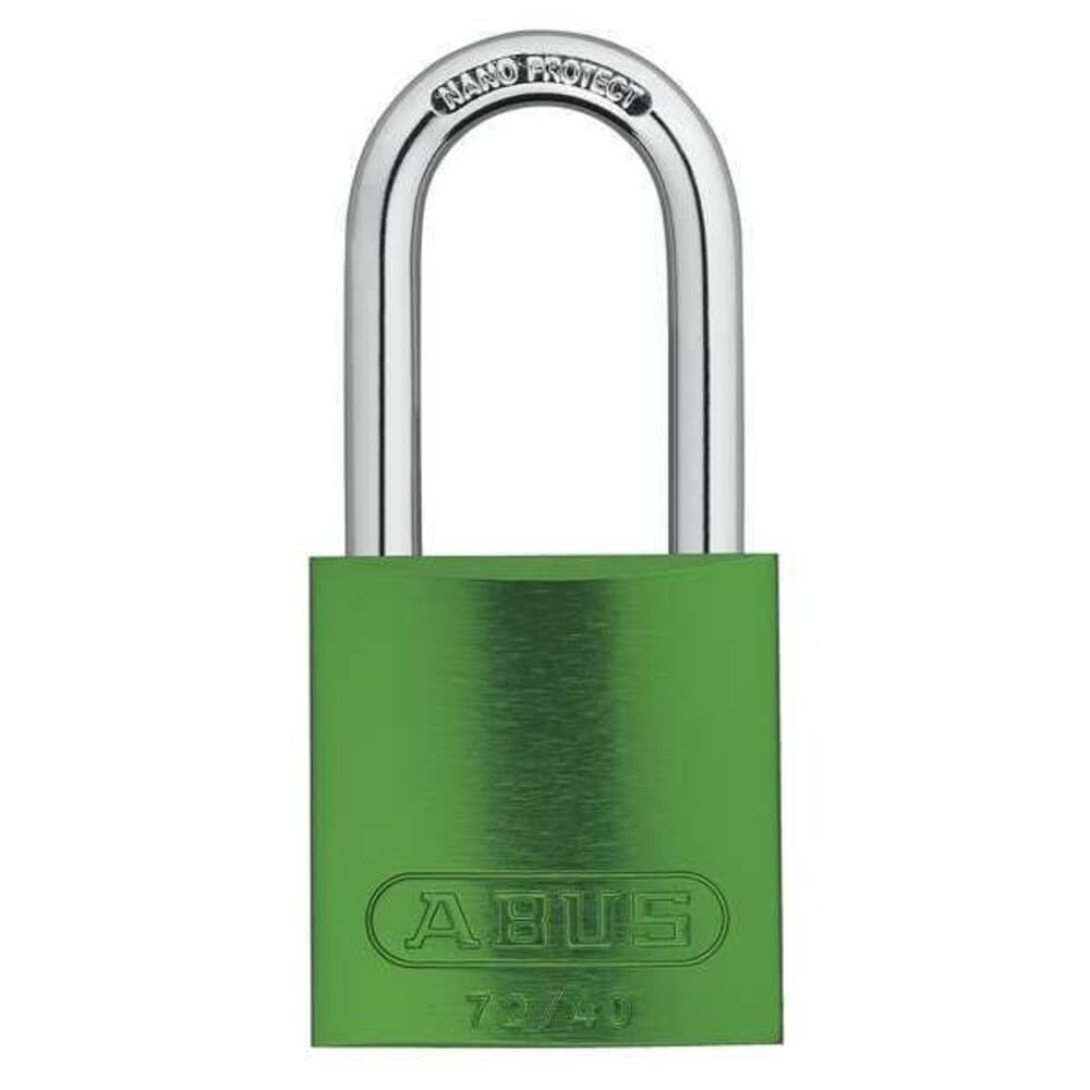 Lockout Padlock, KA, Green, 1/4 in, PK3