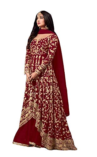 Fashion Ready to Wear Bollywood Style Party Wear Wedding Wear embroidered Long Anarkali Suit For Women - Main Image