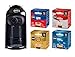 Lavazza, A Modo Mio Macchina per Caffè Idola Nera con 64 Capsule A Modo Mio Assortite, Macchina per Espresso Compatta e Silenziosa, 1500 W, 220-240 V, 50/60 Hz, Capacità Max 1.1 Litri d'Acqua