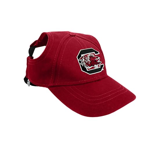 NCAA - Gorro de béisbol para Mascotas, 120139-USCG-L, Rojo Oscuro, Large