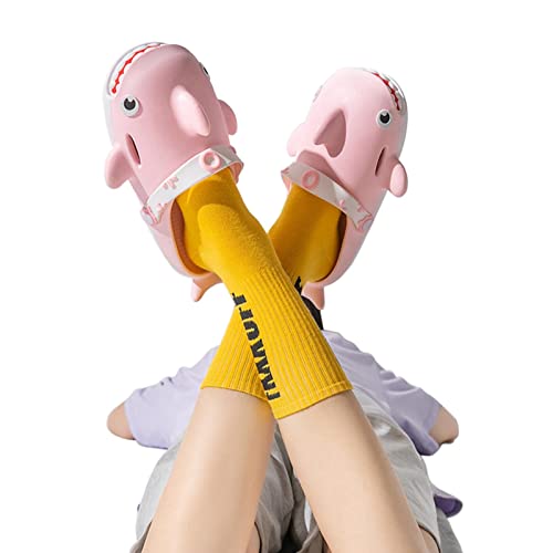 Xming Indoor Outdoor Sandalen Unisex | Anti-Rutsch-Neuheit Shark Slides,Leichte Sohlensandalen für Jungen und Mädchen, Turnschuhe mit weicher Sohle, Strandschuhe Cover