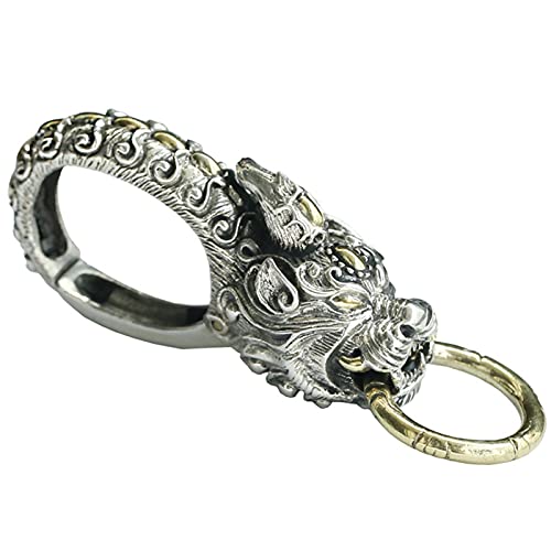 BENGBENG Car Keychain Men's Waistband Personalized Gift Lucky Pixiu Metal Key Ring Pendant Jewelry Accessories