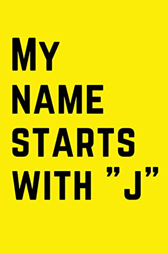 My name starts with "J": Lined Notebook Notebook - 100 Pages - 6 x 9 Inches - Gift image 2