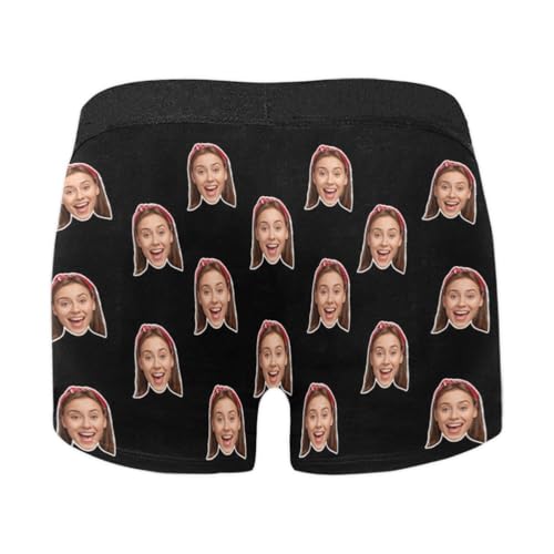 Custom Boxers with Face Personalized Boxer Briefs with Photo Customized Underweae2