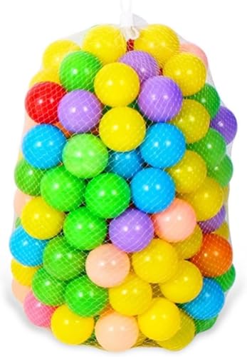 カラーボール おもちゃ 30/50/100個 プール用 プール 安全 無毒 匂いなし ベビー用ボ ール 水遊び カラフルボー ル 赤ちゃんおもちゃ 玩具 おもちゃ お風呂で遊ぶ テント装飾 遊園地おもちゃ 誕生日プレゼント (50個,カラーボール)