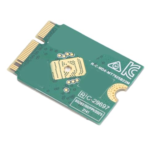 Tarjeta de Red Inalámbrica para BE6500, M.2 2230 WiFi 7 Banda 6G 5G 2.4GHz Bluetooth 5.3 OFDMA, compatible con Intel y plataformas miniatura 7