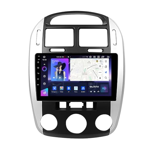 9 Inch Automotive GPS Navigation System HD Video Player, Android 13 Car DVD Radio Multimedia Player GPS Navigation for KIA Cerato 2004 2005 2006 2007 2008