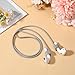 Hecila Magnetic Anti-Lost Straps Neck Rope Cord Soft Silicone Sports Lanyard Compatible All Wireless Headphones Wireless Earbud Lanyards for Sports Running Work
