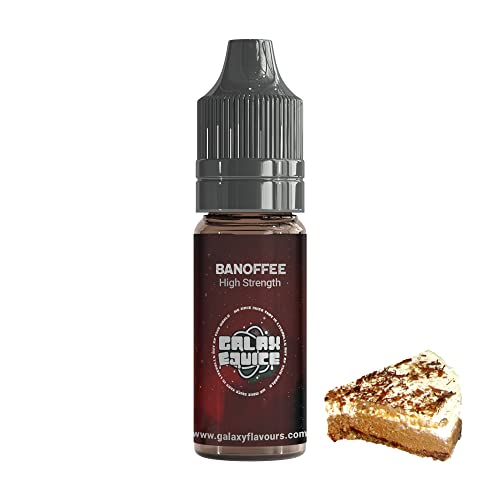Saborizante Banoffee - Saborizante alimentario de alta potencia - Más de 230 sabores - Botella de 10 ml.