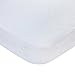 Carters Waterproof Fitted Quilted Crib and Toddler Protective Mattress Pad Cover, White