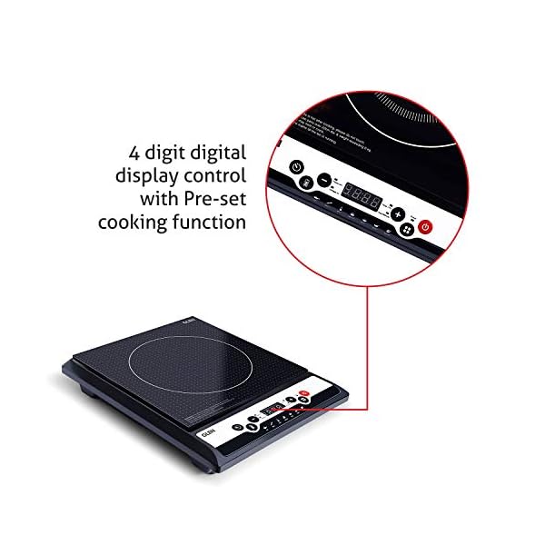 Glen 3070 EX Induction Cooker 1400 watt with Preset cooking functions