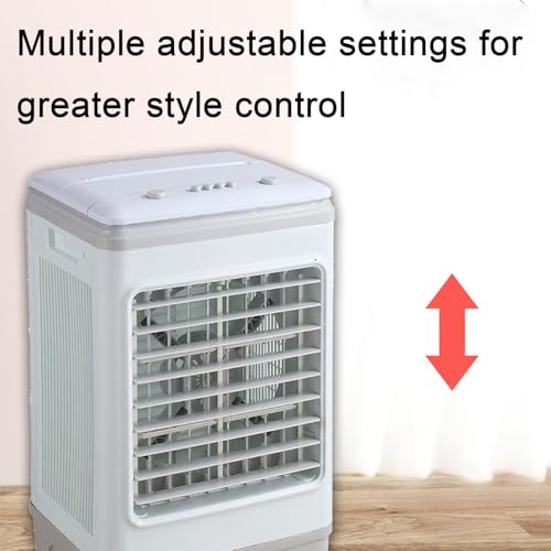 Zuiquity Tragbare Klimaanlage, tragbar, für Zuhause und Büro, Multi- Gang- Klimaanlage, leiser Betrieb, mit Rollen (Farbe: Beige)-2