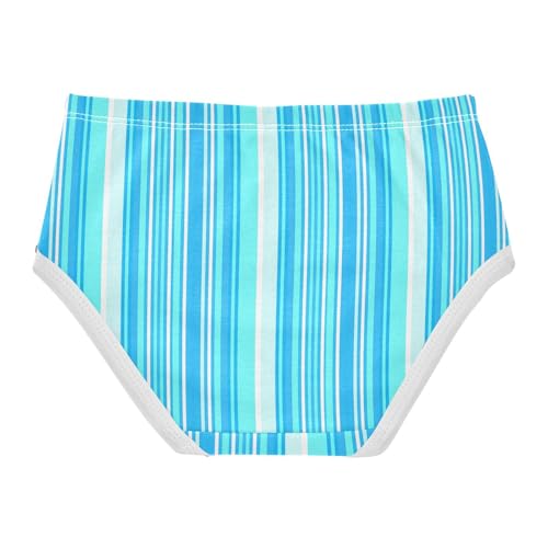 Blue White Stripe Toddler Girls's Underwear 2T 23008812